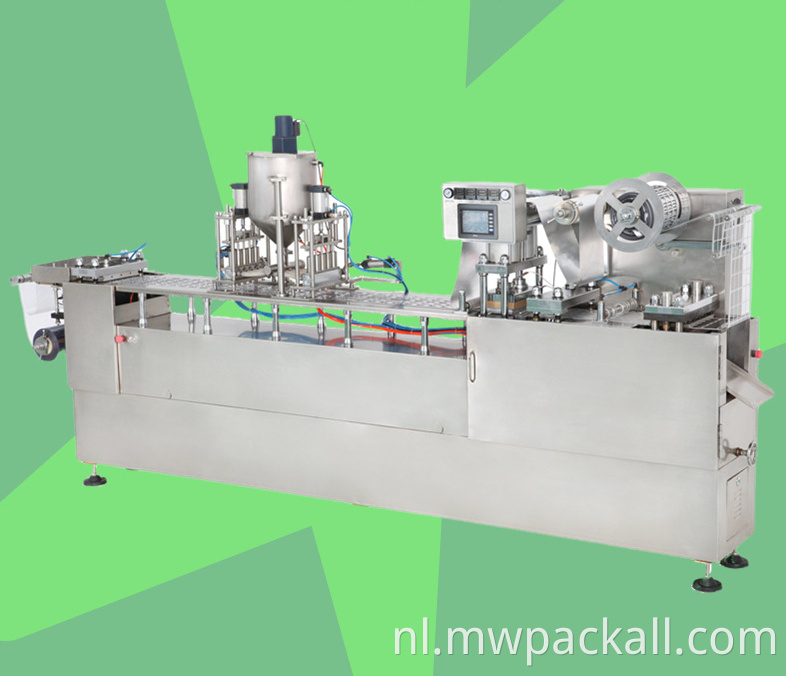 Automatisch op maat gemaakte pneumatische drinkwater plastic beker vulling montage machine